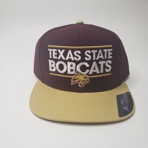 🔥Texas state bobcats Adidas snapback Flatbill.NWT